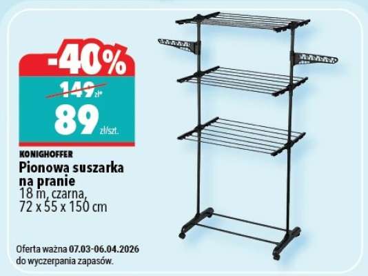 Pionowa suszarka na pranie