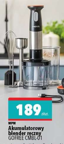 MPM Akumulatorowy blender ręczny GOFREE CMBL-01