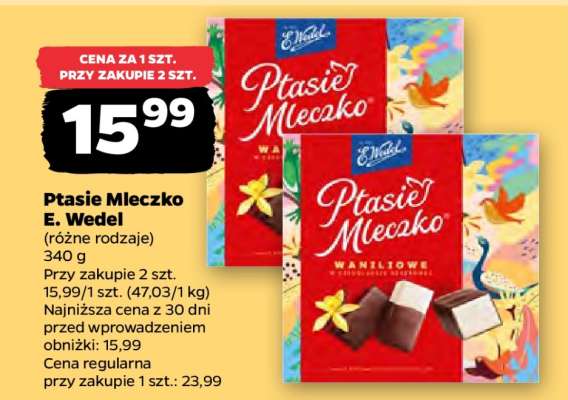 Ptasie Mleczko E.Wedel