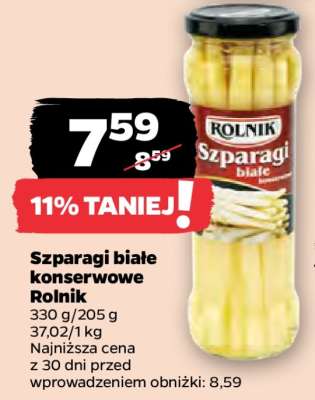 Szparagi białe konserwowe Rolnik