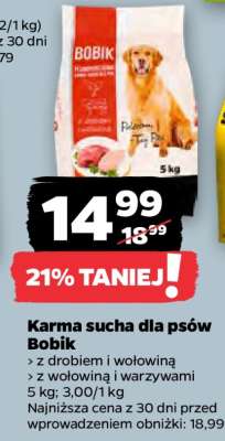 Karma sucha dla psów Bobik