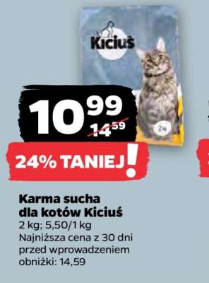 Karma sucha dla kotów Kiciuś