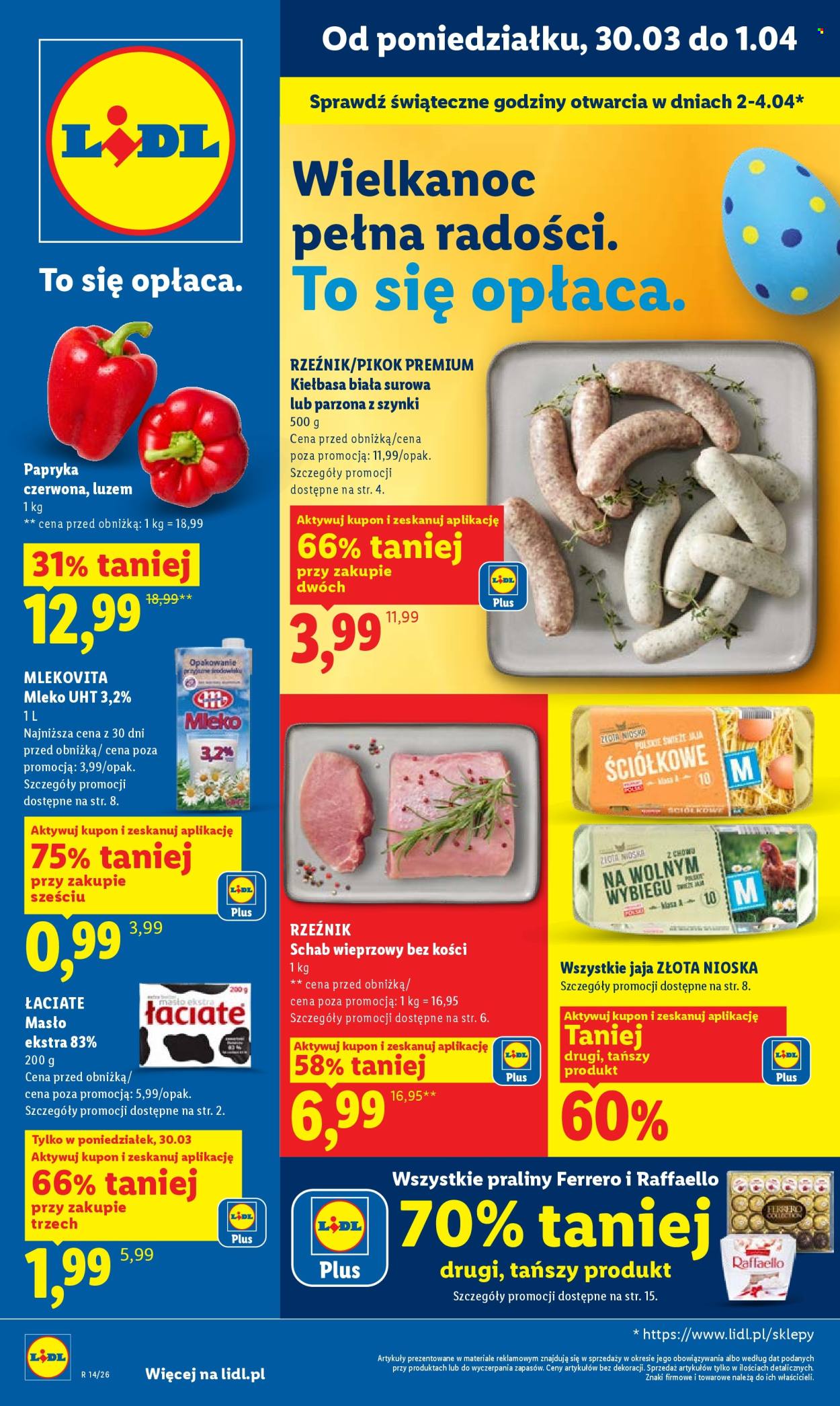 Gazetka Lidl - 30.03.2026 - 1.04.2026. Strona 1