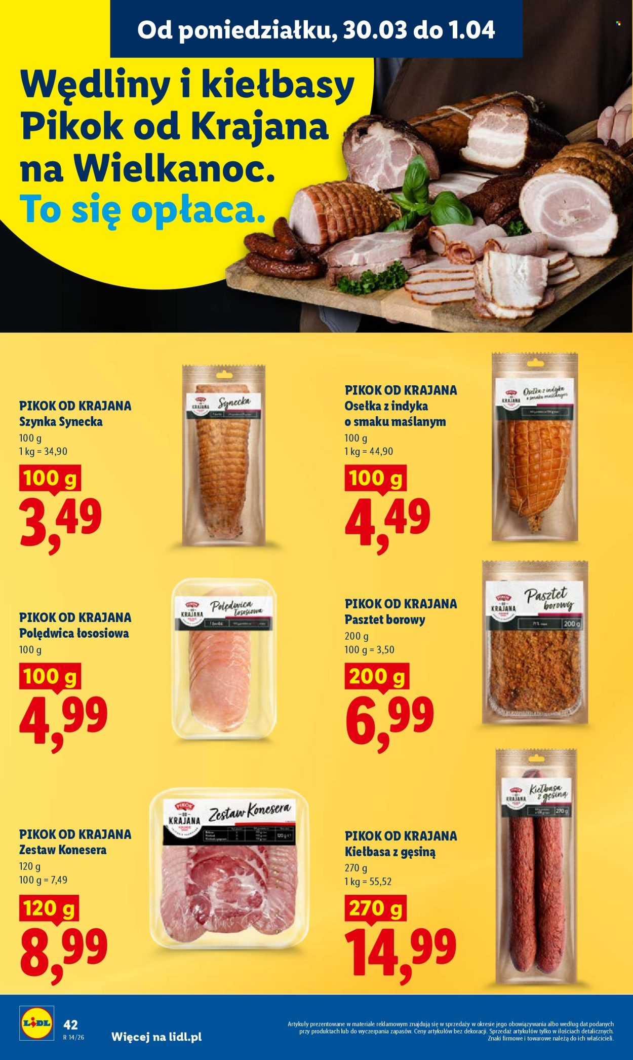 Gazetka Lidl - 30.03.2026 - 1.04.2026. Strona 42