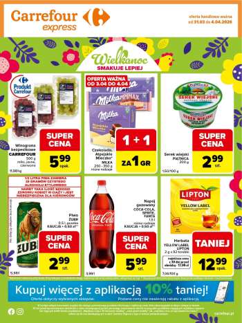 Gazetka Carrefour Express - 31.03.2026 - 4.04.2026.