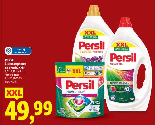 PERSIL Żel lub kapsułki do prania, XXL