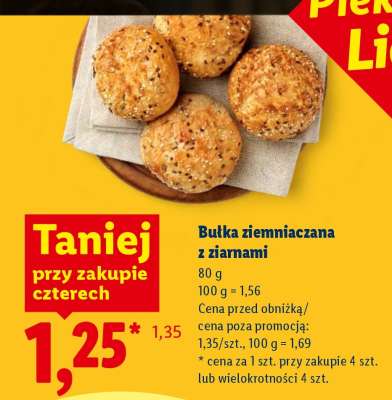 Bułka ziemniaczana z ziarnami