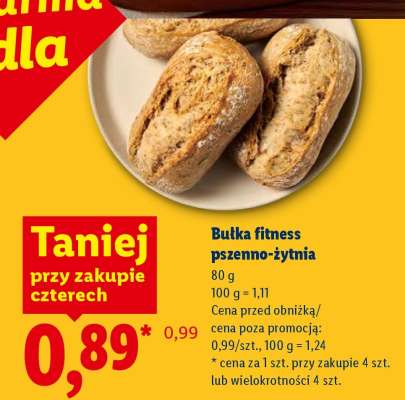 Bułka fitness pszenno-żytnia