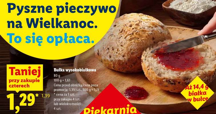 Bułka wysokobiałkowa