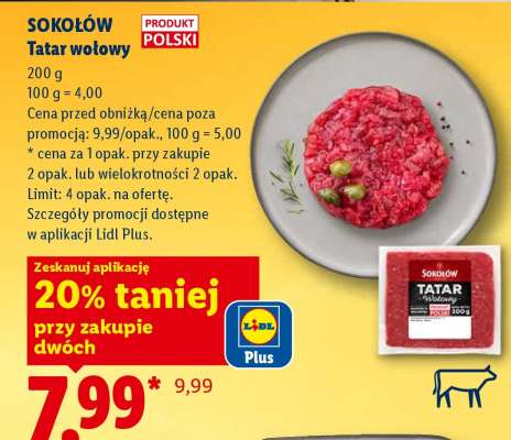 Sokołów Tatar wołowy