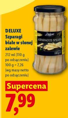 DELUXE Szparagi białe w słonej zalewie