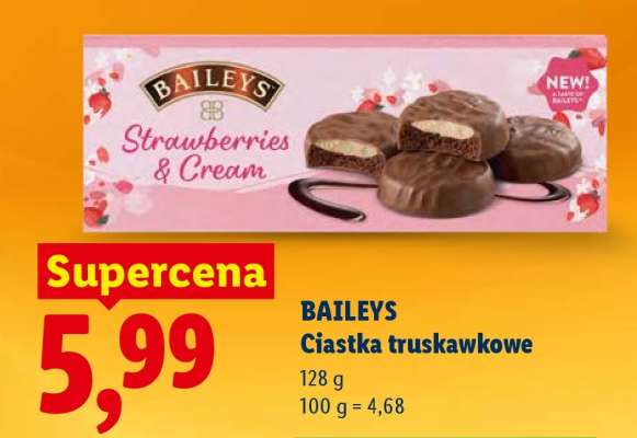 BAILEYS Ciastka truskawkowe