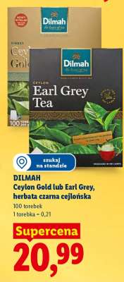 DILMAH Ceylon Gold lub Earl Grey