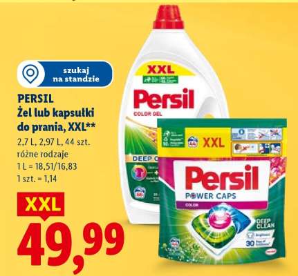 PERSIL Żel lub kapsułki do prania, XXL