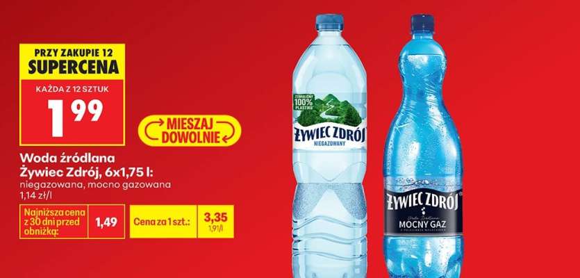Żywiec Zdrój, 6x1,75 l