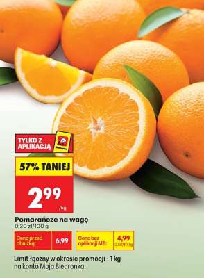 Pomarańcze na wagę