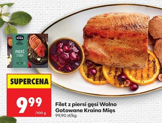 Filet z piersi gęsi Wolno Gotowane Kraina Mięs