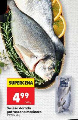 Świeża dorada patroszona Marinero