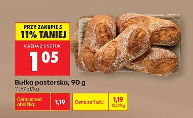 Bułka pasterska, 90 g