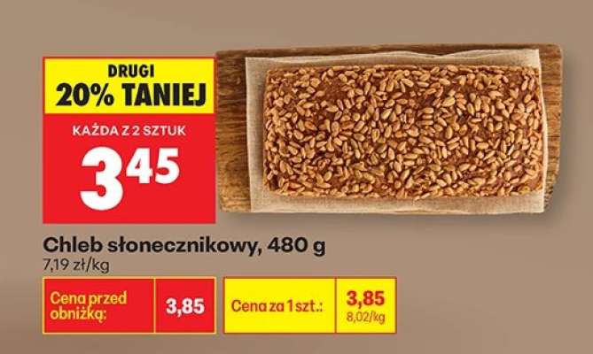 Chleb słonecznikowy 480 g
