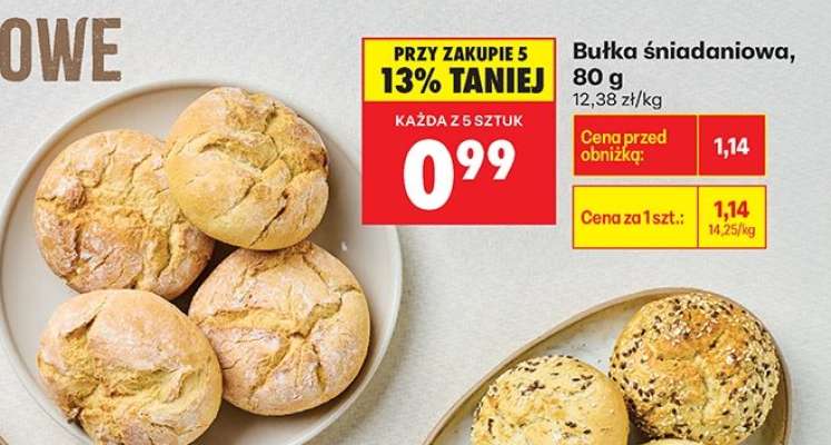 bułka śniadaniowa 80 g
