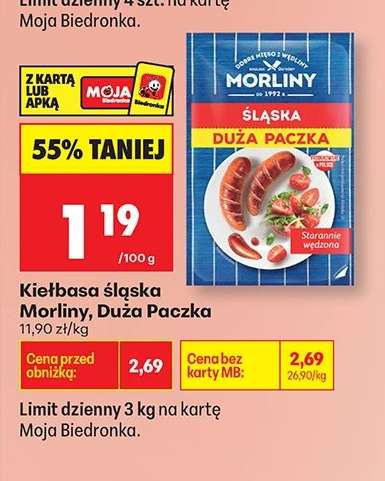 Kiełbasa śląska Morliny Duża Paczka