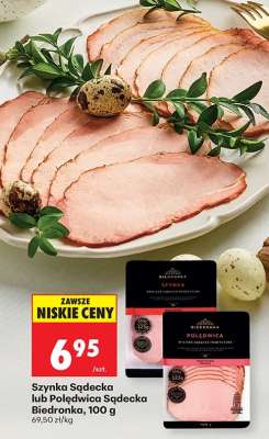 Szynka Sądecka lub Polędwica Sądecka Biedronka, 100 g