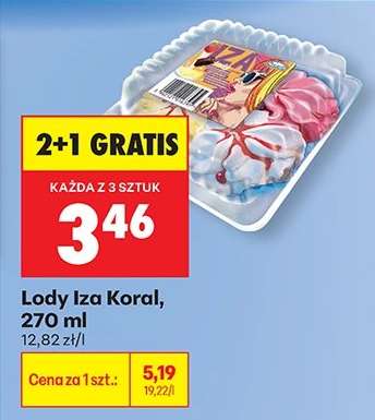 Lody Iza Koral, 270 ml