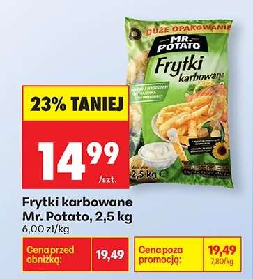 Frytki karbowane Mr. Potato 2,5 kg