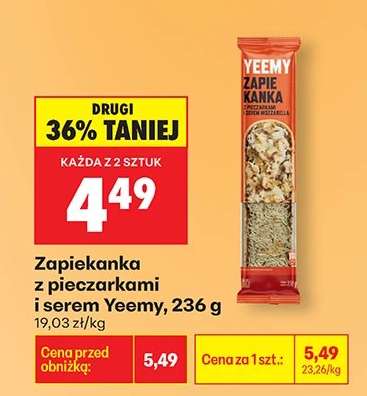 Zapiekanka z pieczarkami i serem Yeemy, 236 g