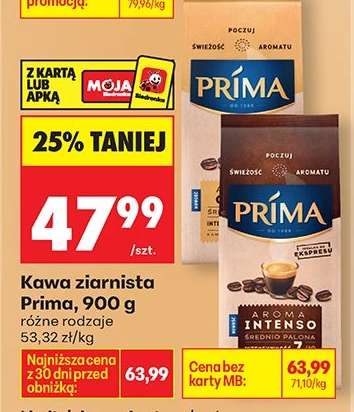 Kawa ziarnista Prima 900 g