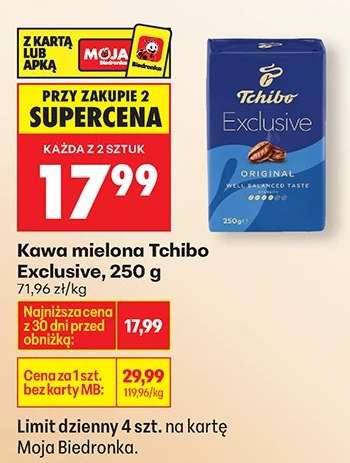 Kawa mielona Tchibo Exclusive , 250 g
