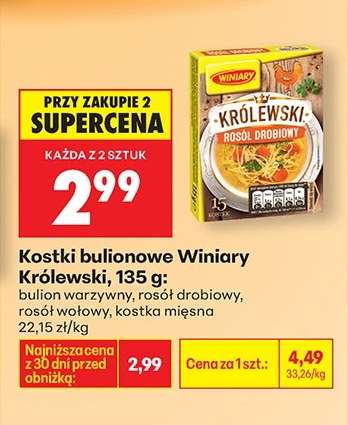 Kostki bulionowe Winiary Królewski, 135 g
