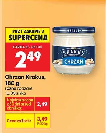 Chrzan Krakus , 180 g