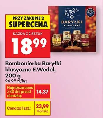 Bombonierka Baryłki klasyczne E.Wedel, 200 g