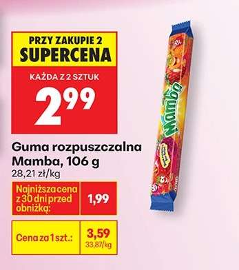 Guma rozpuszczalna Mamba, 106 g