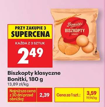 Biszkopty klasyczne Bonitki, 180 g