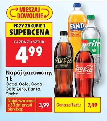 Napój gazowany, 1 l