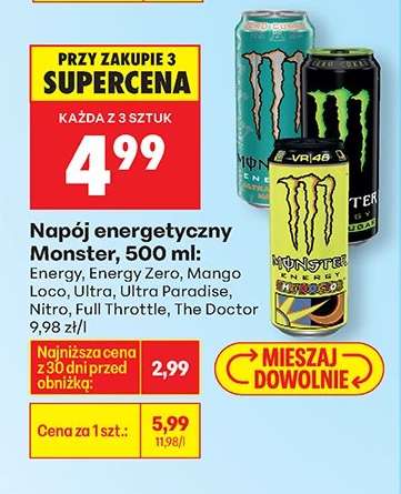 Napój energetyczny Monster 500 ml