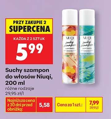 Suchy szampon do włosów Niuqi 200 ml