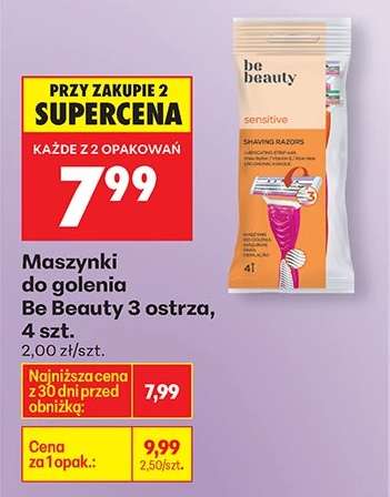 Maszynki do golenia Be Beauty 3 ostrza, 4 szt.