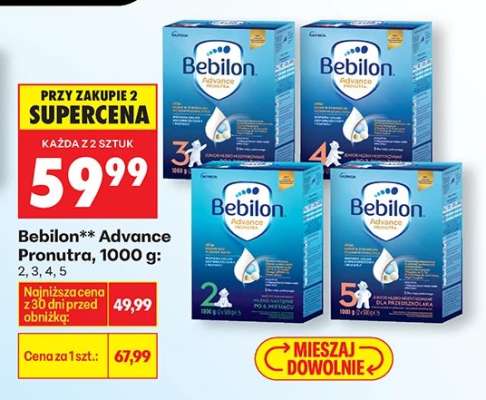 Bebilon* Advance Pronutra, 1000 g: 2, 3, 4, 5