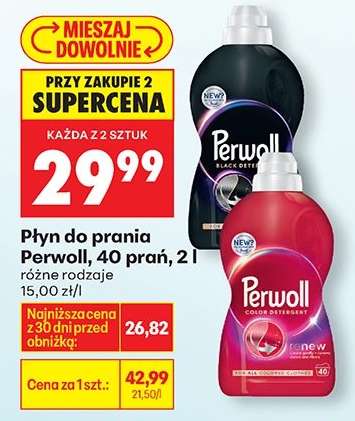 Płyn do prania Perwoll, 40 prań, 2 l