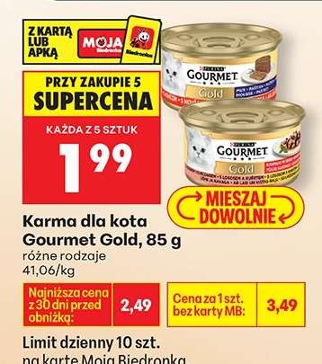 Karma dla kota Gourmet Gold, 85 g