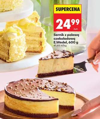 Sernik z polewą czekoladową E.Wedel, 600 g