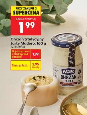 Chrzan tradycyjny tarty Madero, 160 g