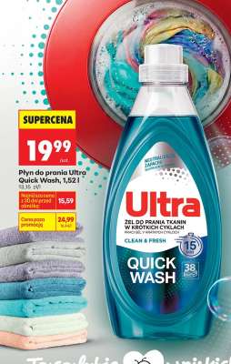 Płyn do prania Ultra Quick Wash, 1,52 l