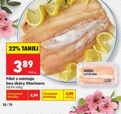 Filet z mintaja bez skóry Marinero
