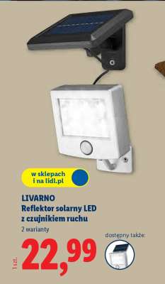 LIVARNO Reflektor solarny LED z czujnikiem ruchu