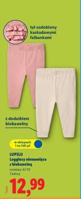 LUPILU Legginsy niemowlęce z biobawełną